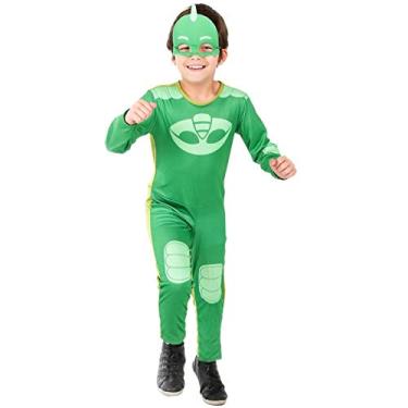 Imagem de fantasia infantil lagartixo longa PJMASKS (PP 1 a 2 anos)