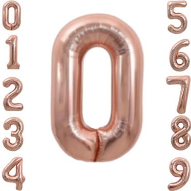 Imagem de Genérico Balão Metalizado Número Gigante Prata, 100cm, 1 Cada, Unissexo, Aniversário, Formatura, Casamento, Outros eventos