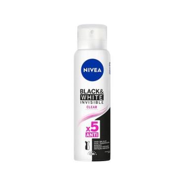 Imagem de Desodorante Antitranspirante Aerossol Nivea Invisible Black & White Cl