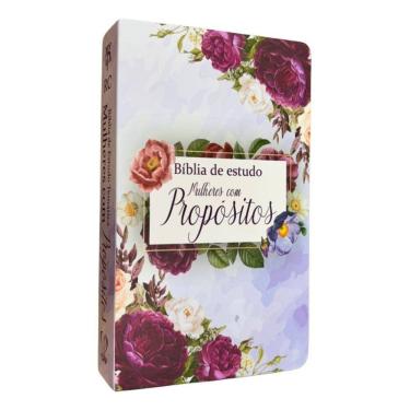 Imagem de Bíblia Pentecostal Estudo Mulher De Propósitos Pastora Obreira Assembleia Com Índice