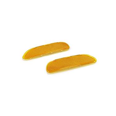 Imagem de Ormax Par AMBER refletor de luz marcador lateral para-choque dianteiro para BMW Série 3 E46 1999-2003 / M3 e M3 conversível 2001-2006