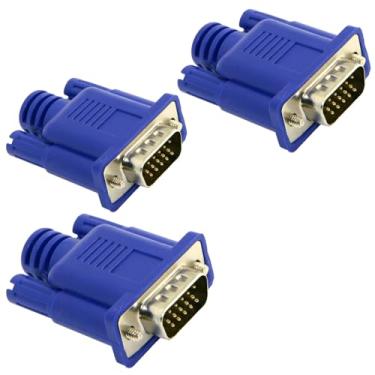Imagem de BKFK Plugue fictício vga - adaptador de exibição para HDMI, janela virtual Luna Display para emulador doméstico - Dummy, displayport Headless dummie dongle (VGA-3P)