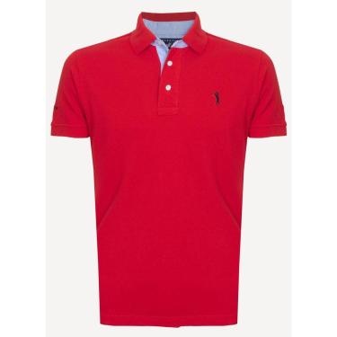 Imagem de Camisa Polo Vermelha Lisa Aleatory-Vermelho-XGGGG-Masculino