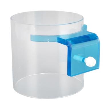 Imagem de Anel de Alimentação de Peixes, Prato de Comida Flutuante de Alimentação de Peixes, Anel de Alimentação Transparente Acrílico Resistente, Anel de Alimentação, Balde de Comida, (L