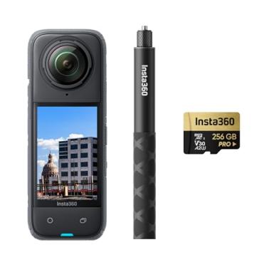 Imagem de Insta360 Pacote de construção X4 – Câmera de construção de 360°, vídeo HDR 8K30fps 360, foto de 72MP, Timelapses de 11K, suporta DroneDeploy, OpenSpace, Cupix, Oculo, WhiteHelmet, Reconstruir