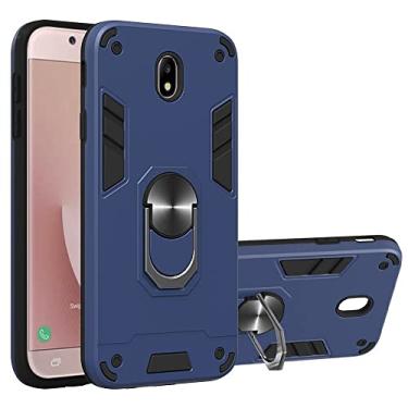 Imagem de Estojo anti-riscos Para o caso Samsung Galaxy J7 Pro-J730, capa à prova de choque de grau militar com suporte de monte de montagem de carro magnético para Samsung Galaxy J7 Pro-J730 Protector Case Cap