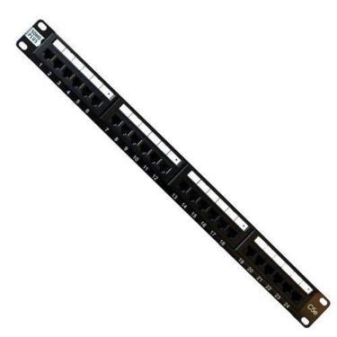 Imagem de Patch Panel Furukawa Soho Plus T568a/b Cat5 24 Posições Rohs Homologação: 30061507480