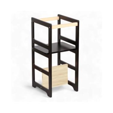 Imagem de Decoratta Torre Aprendizagem Montessoriana 4x1 Cadeirão Mesinha Preta