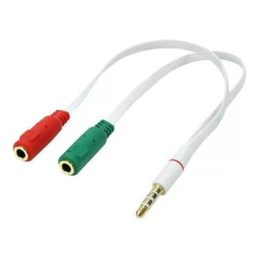 Imagem de Cabo adaptador de fone de ouvido p3 para 2 p2 3.5mm - Acessórios
