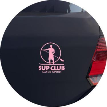 Imagem de Adesivo de Carro Stand Up Prancha Sup - Cor Verde - Melhor Adesivo, Ro