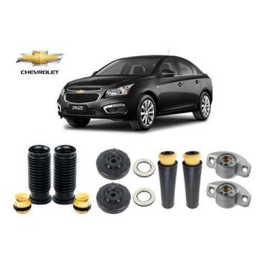 Imagem de 4 Kit Coxim Rolamento Batente Coifa Da Suspensão Amortecedor Dianteiro