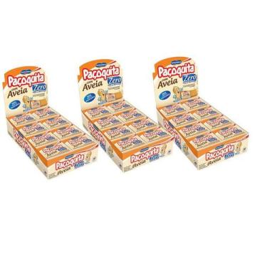 Imagem de Kit 3 Paçoquita Aveia Zero Açúcar 24 x 22g - Santa Helena