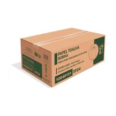 Imagem de Papel toalha - bobina folha simples - ipel traction c/ 6 rolos - IPEL 