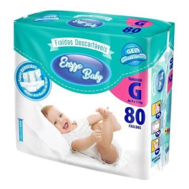 Imagem de Fralda Descartável Baby Felt Noturna Infantil G - 80 Unidades 