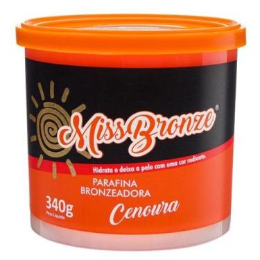 Imagem de Parafina Bronzeadora Com Ativador Miss Bronze Cenoura 340g - Depile Pl