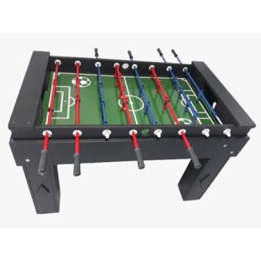 Imagem de Mesa de Pebolim /Totó Madeira Maciça goleiro giro 360º - JZ Diversões