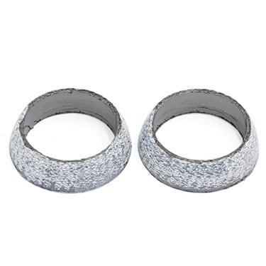 Imagem de uxcell Silenciador de escapamento em forma de cone de 4,5 cm de diâmetro para carro, 2 peças