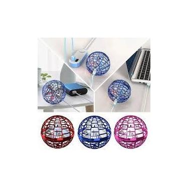 Imagem de Bola spinner drone voador recarregável com led controle remoto boomera
