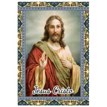 Imagem de Santinho de Jesus Cristo (oração no verso) - 7x10 cm - Santinhos do Br