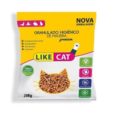 Imagem de Granulado Higiênico de Madeira Like Cat  - 20kg