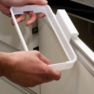 Imagem de Lixeira De Cozinha Porta prática - TF Solados, preto e cinza