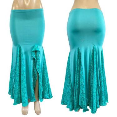 Imagem de Encomenda 30 Dias Saia Sereia Malha Dança do Ventre - Atelier Patricia