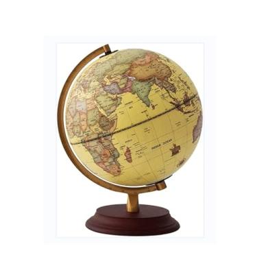 Imagem de Globos Globo mundial retrô educacional, globo geográfico com suporte, globo pequeno, crianças, adulto, decoração de casa-estilo mais recente decorativo(12.5IN)
