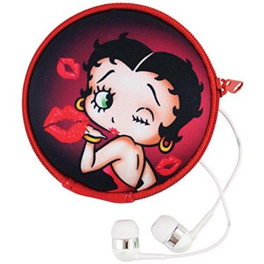 Imagem de Spoontiques Fones de ouvido universais/smartphones - Betty Boop com capa