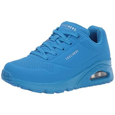 Imagem de Skechers Tênis feminino Street, Uno - Neon Nights azul 39 M, Azul