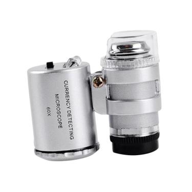 Imagem de Microscópio de bolso SEWACC, ampliação de 60x com luz LED