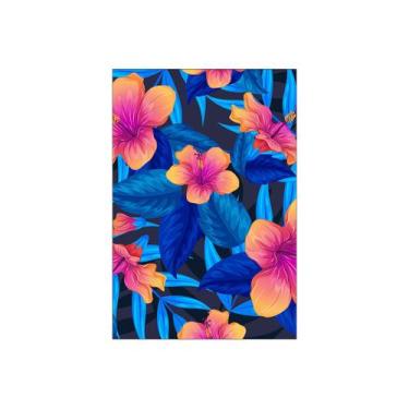Imagem de Painel De Festa Vertical 1,50 x 2,20 - Folhas E Flores Tropical 026 - 