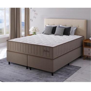 Imagem de Conjunto Colchão Mola Ensacada e Base Box Queen 67x158x198cm Noha Yesc