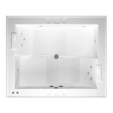 Imagem de Banheira Quadrada Guarulhos COMPLETA com Hidro - Brasil Banheiras, 1,8