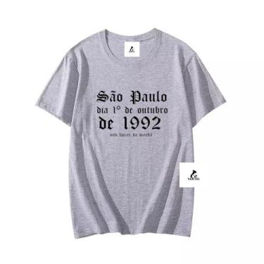 Imagem de Camiseta 100% Algodão Diário de Um Detento Racionais Mc's Rapper Blusa