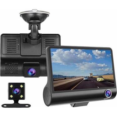 Imagem de Camera para Carro Satellite A-DVR053 de 12MP com Tela 4.0" USB/SD/Av