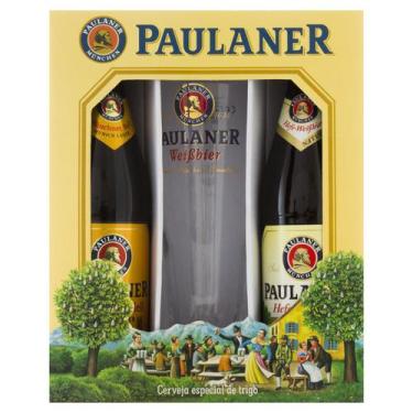 Imagem de Kit de Cerveja Hefe-Weissbier PAULANER 500ml