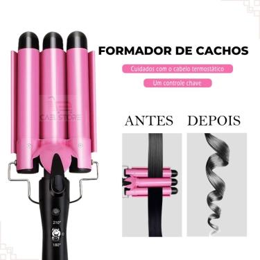 Imagem de Modelador De Cachos Ondulador Cacheador Modeladora D Cabelos