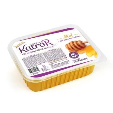 Imagem de Cera Depilatória Depil Katro R Mel 500ml - caixa com 12 unid. - Katro 