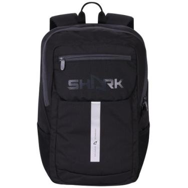 Imagem de Mochila de Beach Tênnis Shark Pro - Preta e Cinza