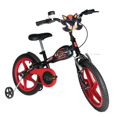 Imagem de Verden Bicicleta Infantil Sonic Shadow Aro 16 com Rodinhas de apoio