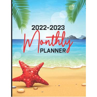 Imagem de 2022-2023 Monthly Planner: 2 Years of Planning With Federal Holidays | A4-2 Year Monthly Planner/Calendar/Schedule - To Do List - 24 Months ... Up To December 2023 | Beautiful Beach Cover