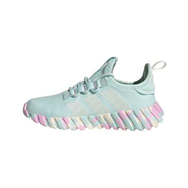 Imagem de adidas Tênis infantil Kaptir Flow, Lavanda gelo/branco giz/Halo Mint, 21