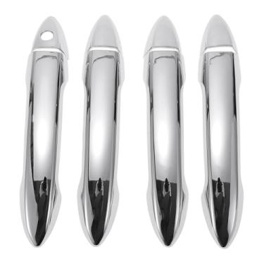 Imagem de Motoforti Guarnição da tampa da maçaneta da porta do carro, tampa do puxador da porta lateral, para Honda Accord 2013-2017, ABS prateado 1 conjunto