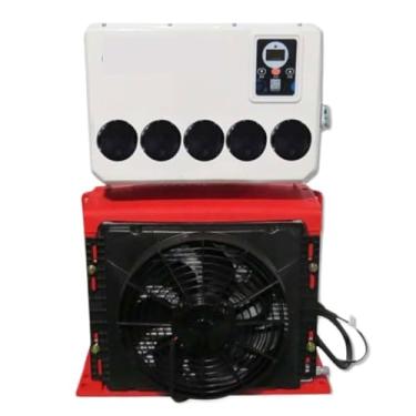 Imagem de Condicionador de ar portátil DC 12V com compressor para sistemas de ar condicionado de refrigeração R134 de automóvel