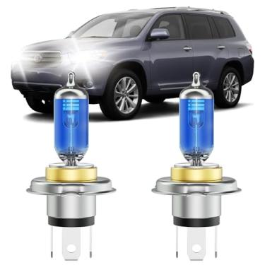 Imagem de XFLHEHD Compatível com lâmpadas halógenas Toyota Highlander 2008-2010, H4