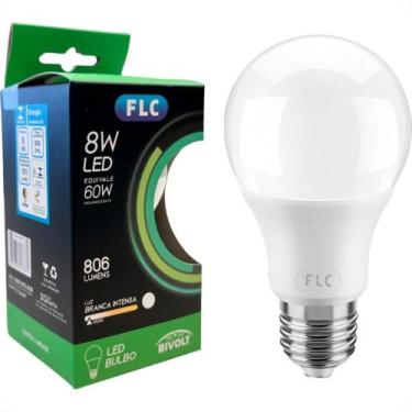 Imagem de Lampada Led Bulbo Flc A55 - 8W - 806Lm - E-27 Bivolt - 6500K