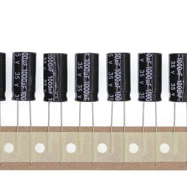 Imagem de 50PCS 35V 1000UF Capacitor eletrolítico de alumínio plug-in 10x20 10 * 20mm 35 Volt 1000 UF