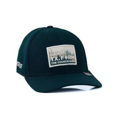 Imagem de Bone Texas Farm - Landscape - Tf847 - Verde Musgo Único-Unissex