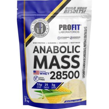 Imagem de Hipercalórico Anabolic Mass 28500 3kg - Profit Labs - Profit Laborator
