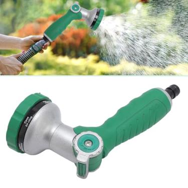 Imagem de 6 Padrões Bocal de Pulverização de água Bico de Alta Pressão Mangueira de Jardim Com Alcance Ergonômico Spray de Mangueira de água de Metal para Lavar Carros a água Lavando